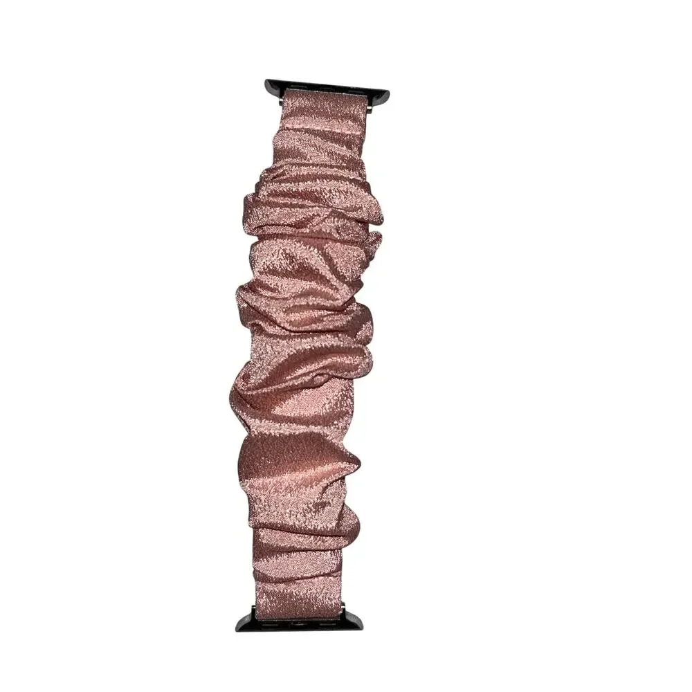 Salmon Scrunchy Apple Watch Band fits 38/40/41 Series 4,5,6,7,8,9 & SE